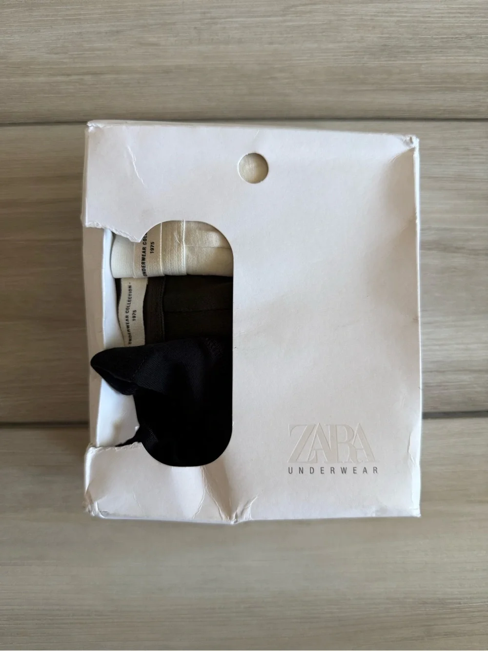 ZARA 3 Pack Soft Boxer Briefs Black Green Beige Size XL NEW IN BOX